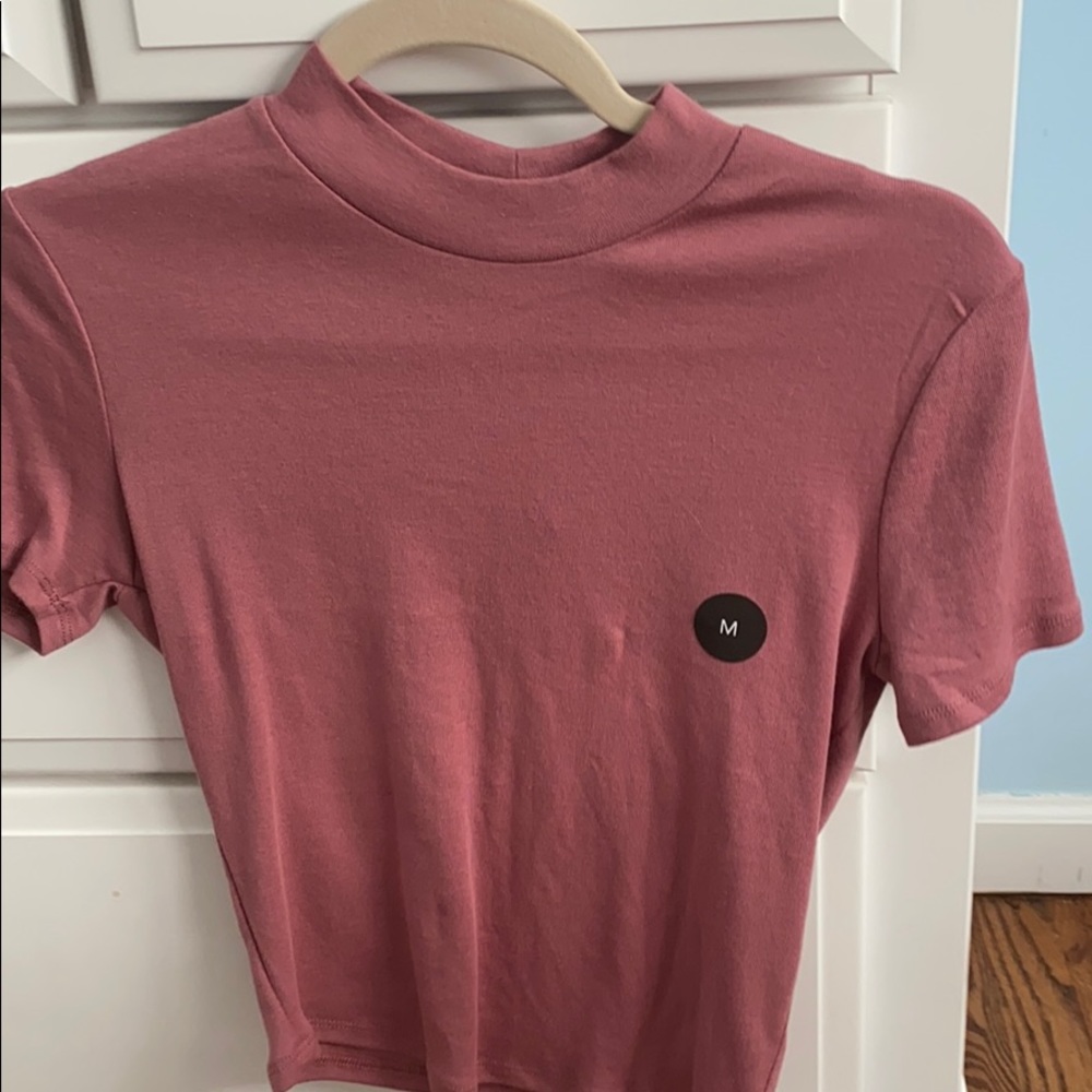 purple t shirt